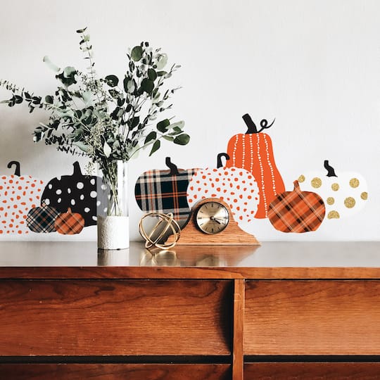 RoomMates Decorative Pumpkins Peel & Stick Wall Decals